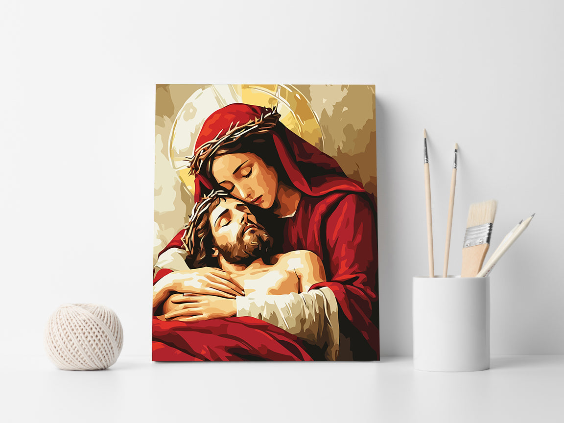 Set Pictură pe numere – Doliul Matern 6268