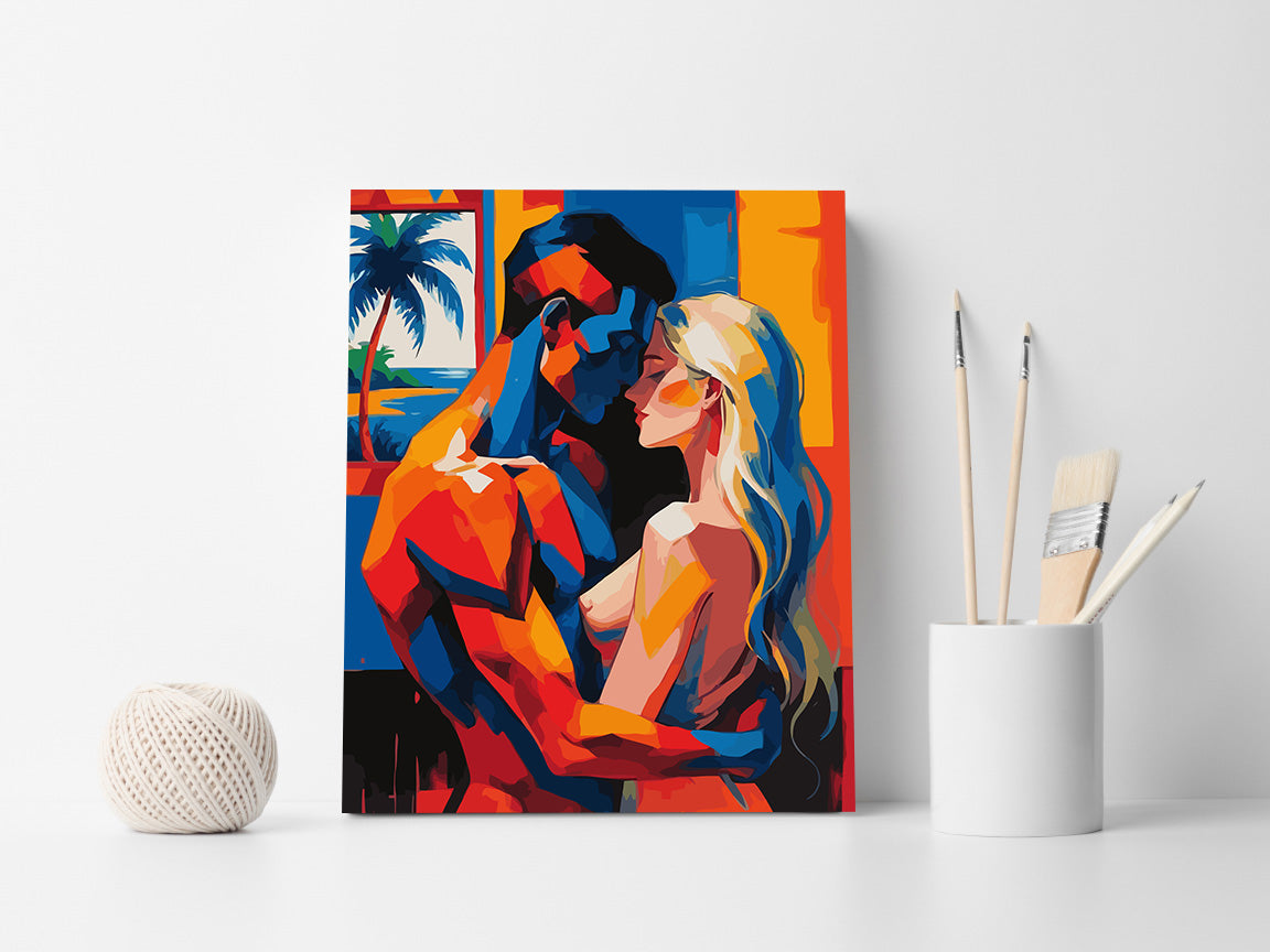 Set Pictură pe numere – Cuplu Îndrăgostit 6456