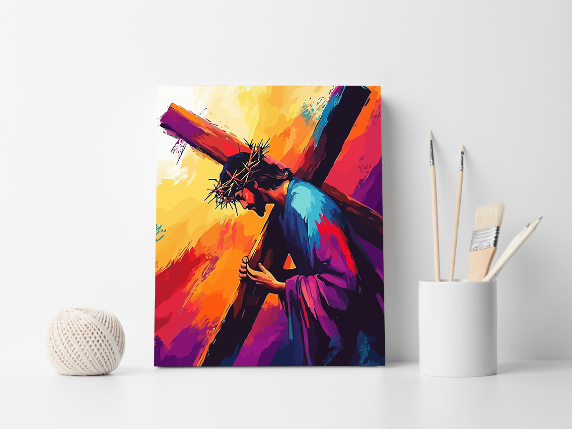 Set Pictură pe numere – Drumul Crucii 6287