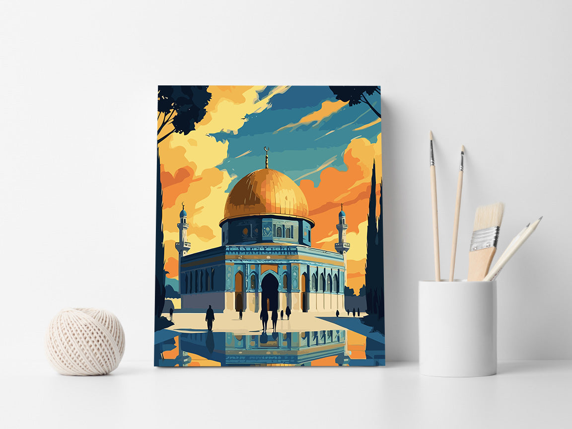 Set Pictură pe numere – Cupola Stâncii 6306