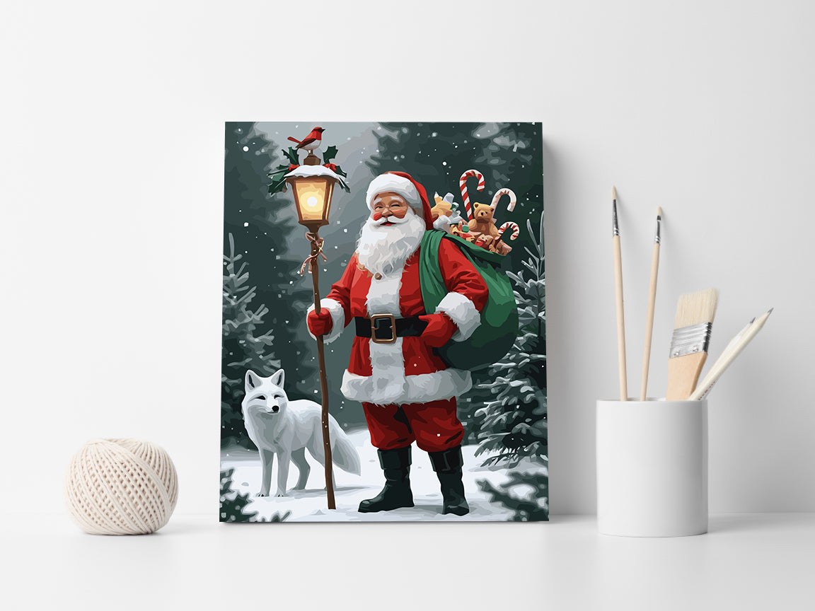 Set Pictură pe numere – Moș Crăciun 6198