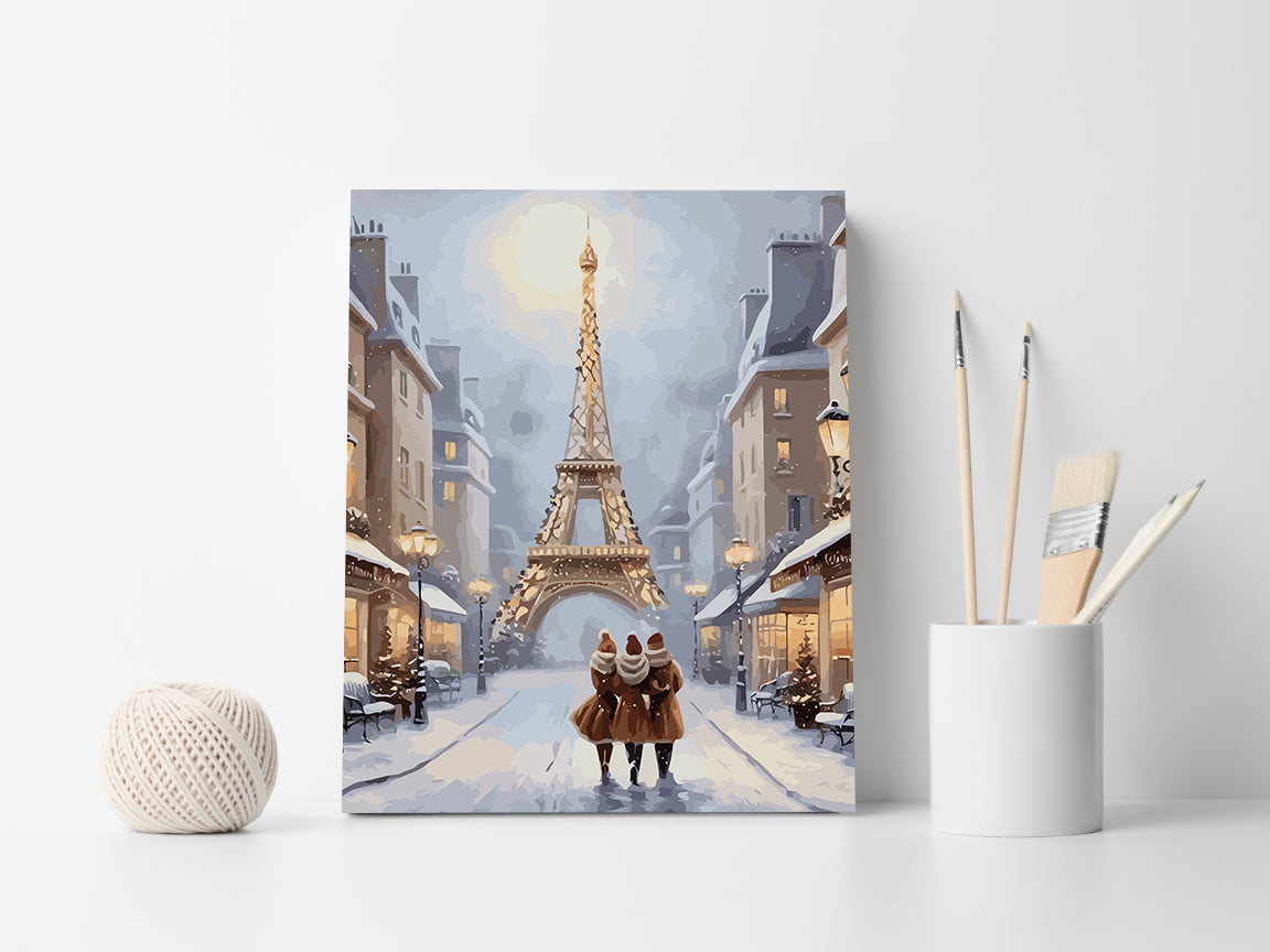 Set Pictură pe numere – Iarna În Paris 6210