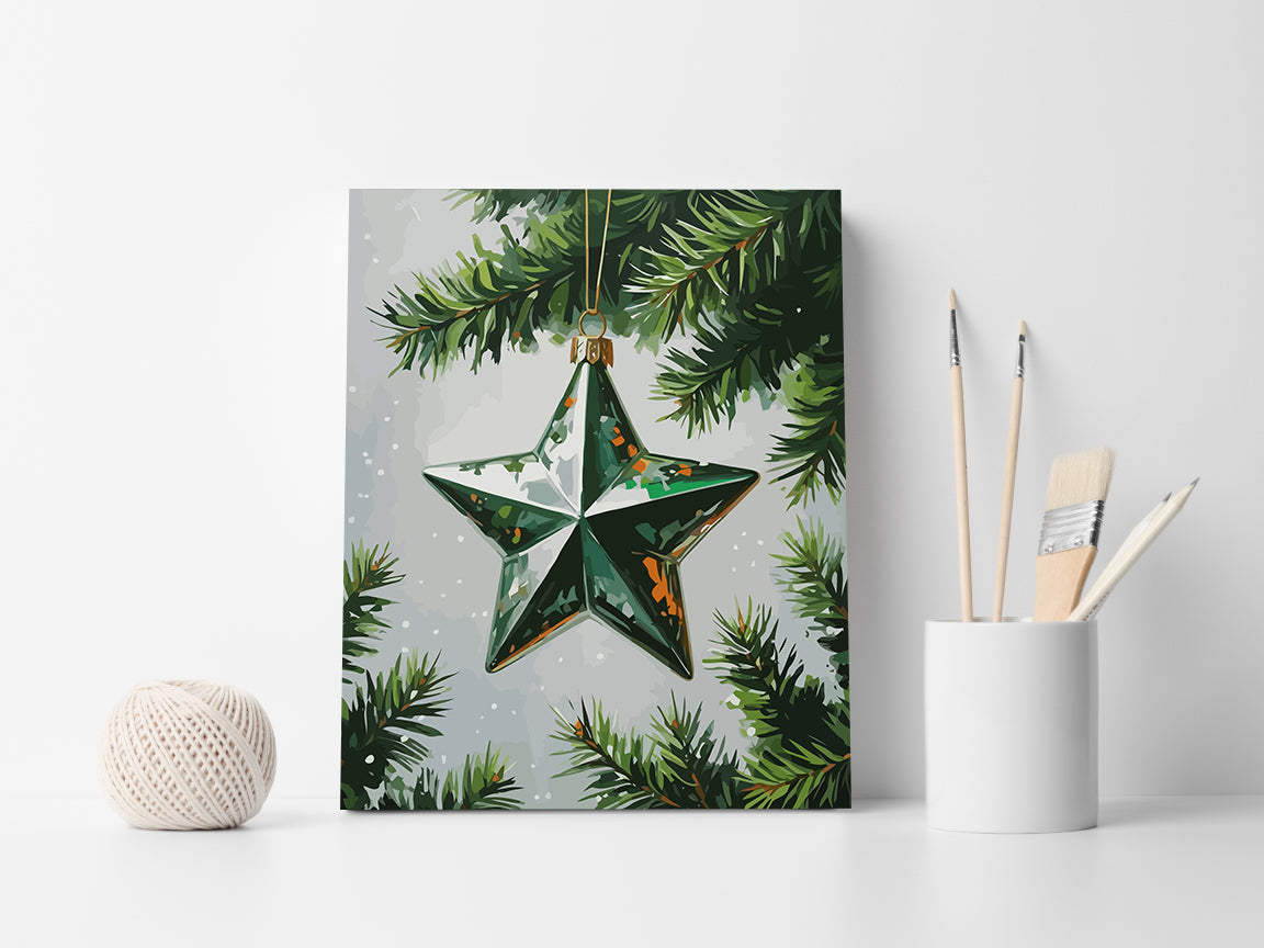 Set Pictură pe numere – Steaua Crăciunului 6217