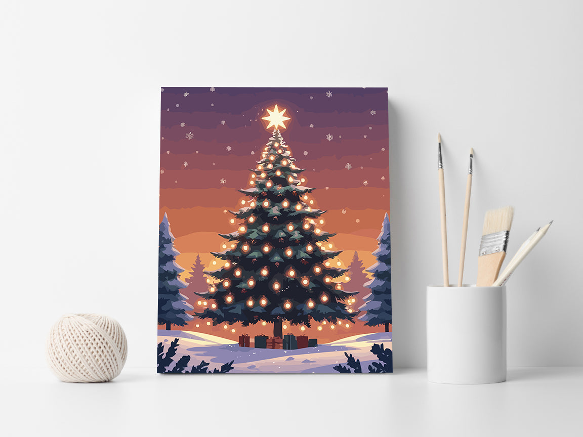 Set Pictură pe numere – Brad De Crăciun 6226