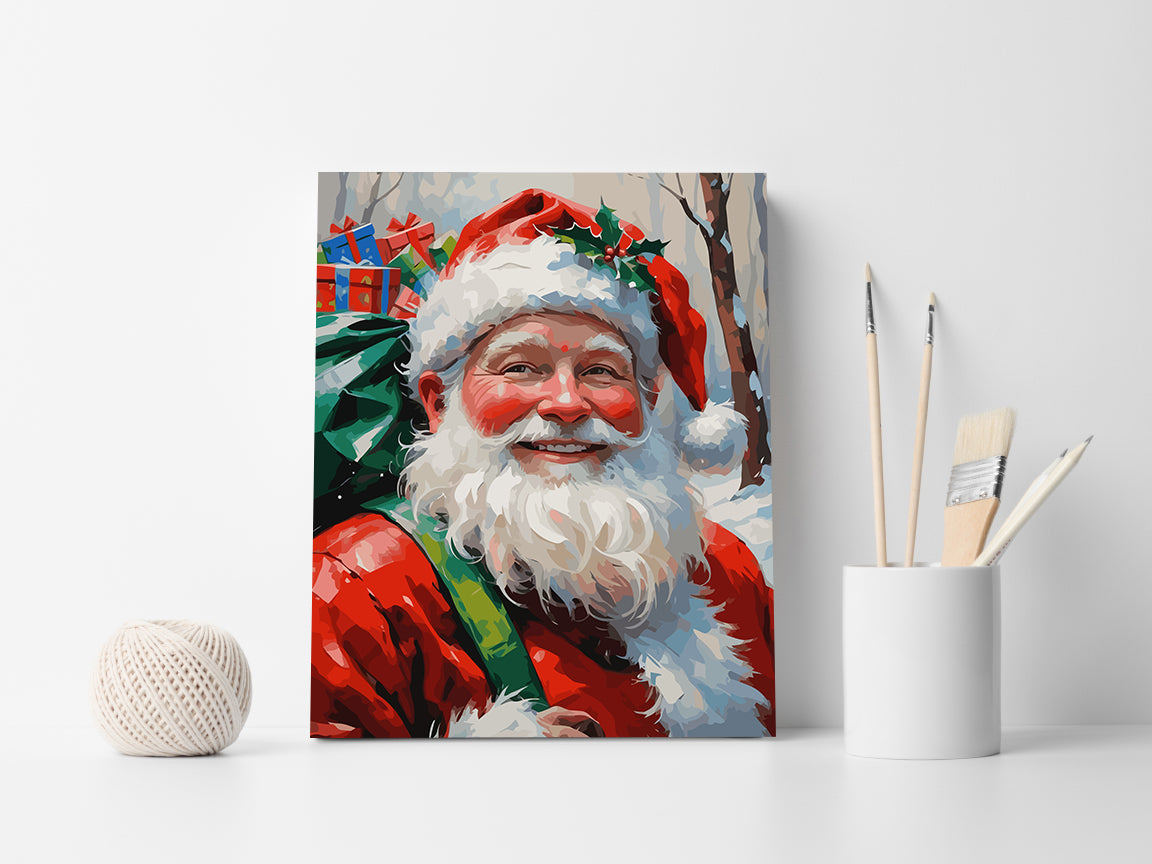 Set Pictură pe numere – Moș Crăciun 6232