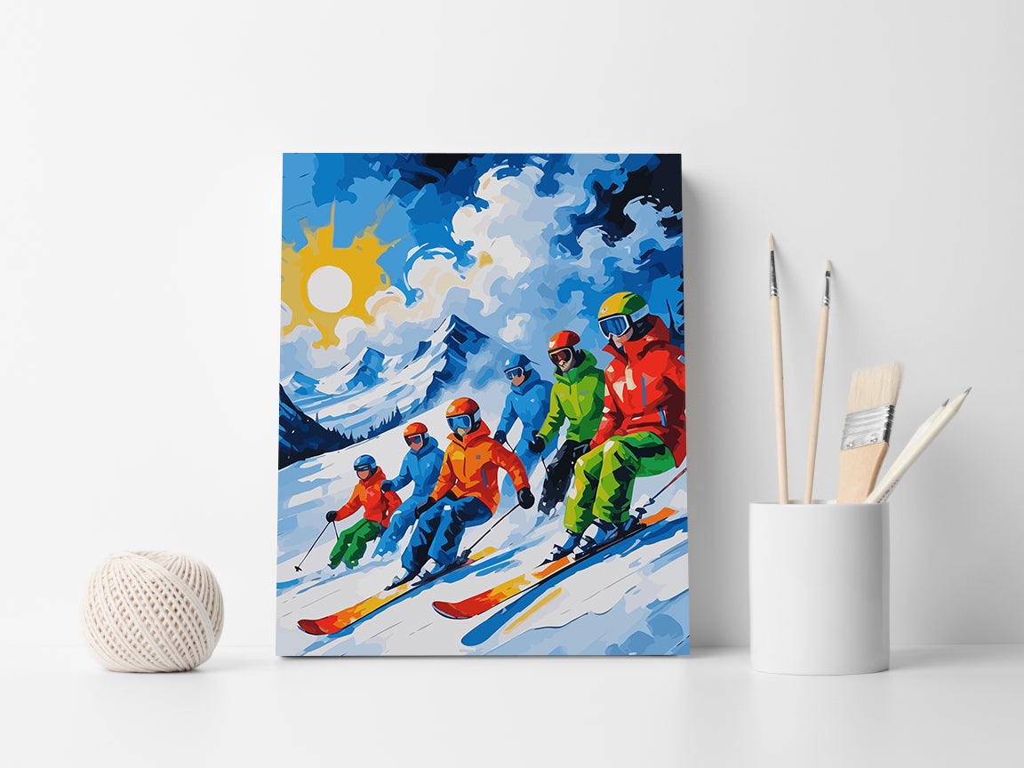 Set Pictură pe numere – Sport De Iarnă 6233