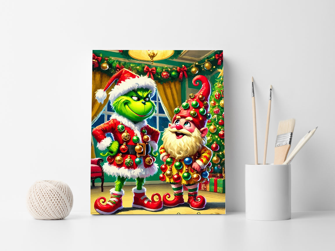 Set Pictură pe numere – Grinch Și Elful 6131