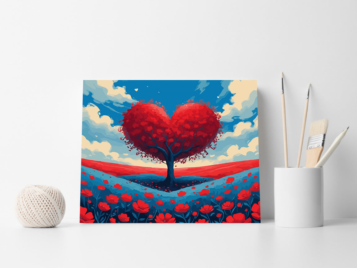 Set Pictură pe numere – Copacul Iubirii 6451