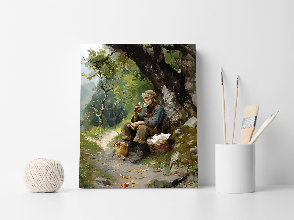 Set Pictură pe numere - Pauza de Masă