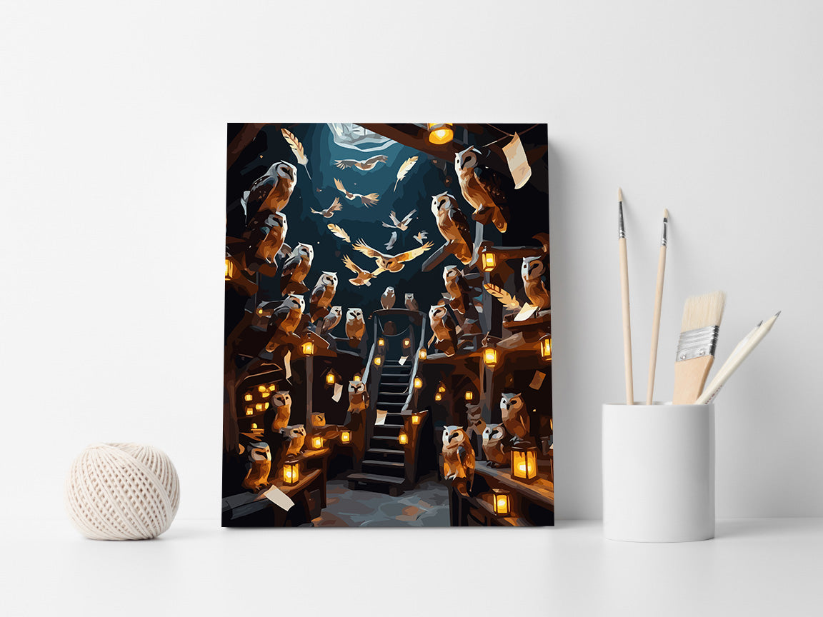 Pictura pe Numere – Consiliul bufnitelor 7406