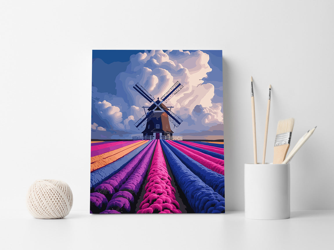 Pictura pe Numere – Geometria florilor sub vant 6754