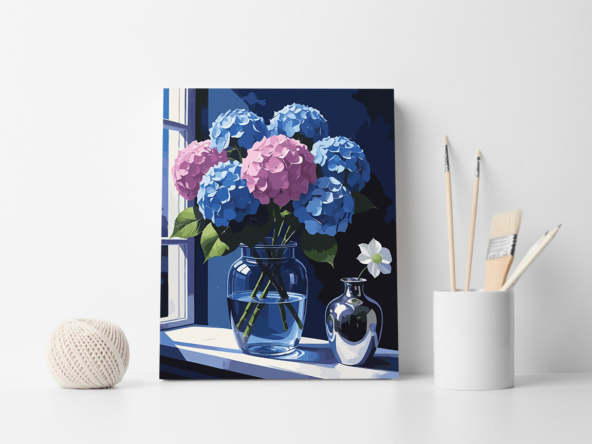 Pictura pe Numere – Contrast la fereastra 7046