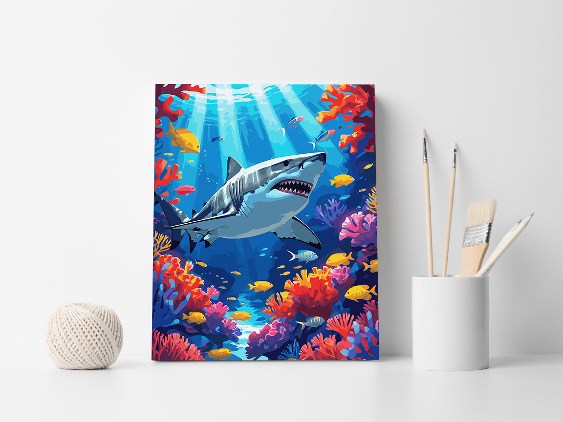 Pictura pe Numere – Stapanul recifului colorat 7362