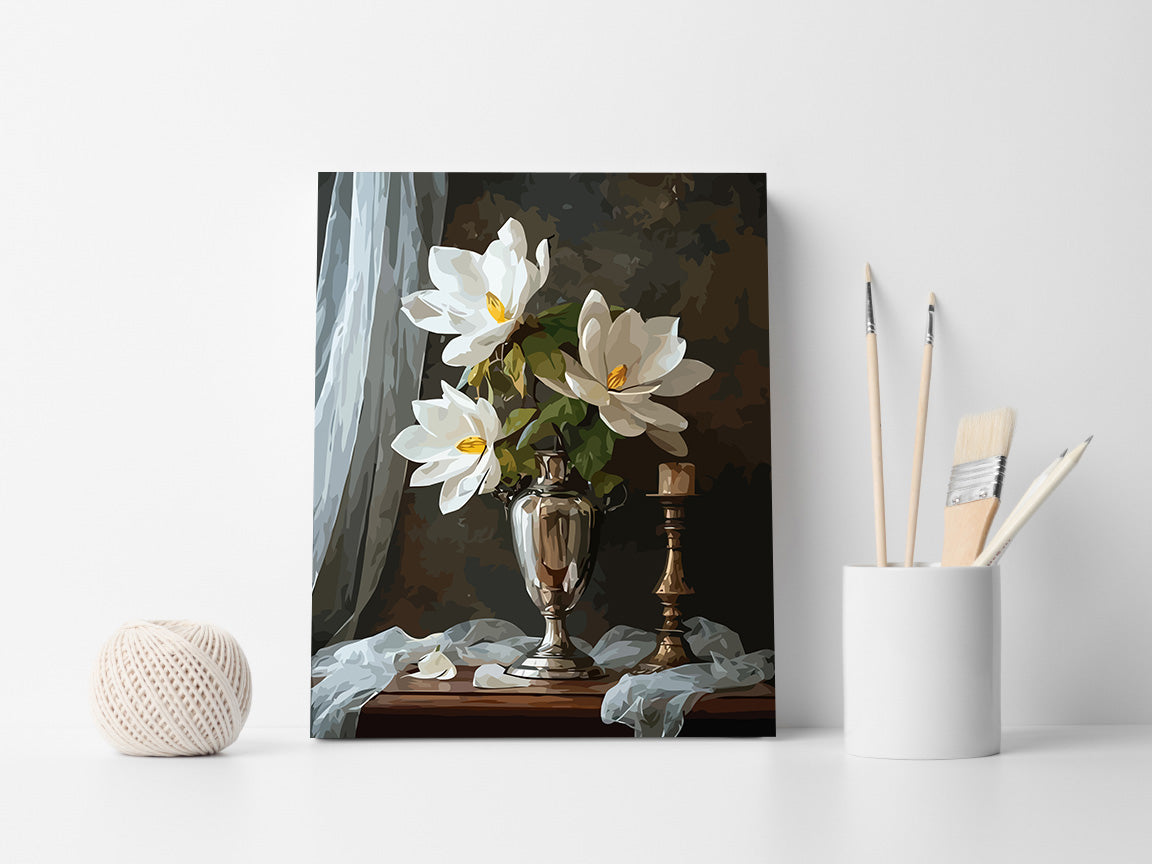 Pictura pe Numere – Inima de Aur a Magnoliei 6572