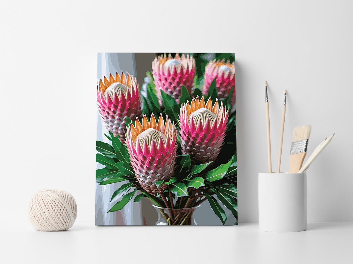 Pictura pe Numere – Coroana de protea 7000