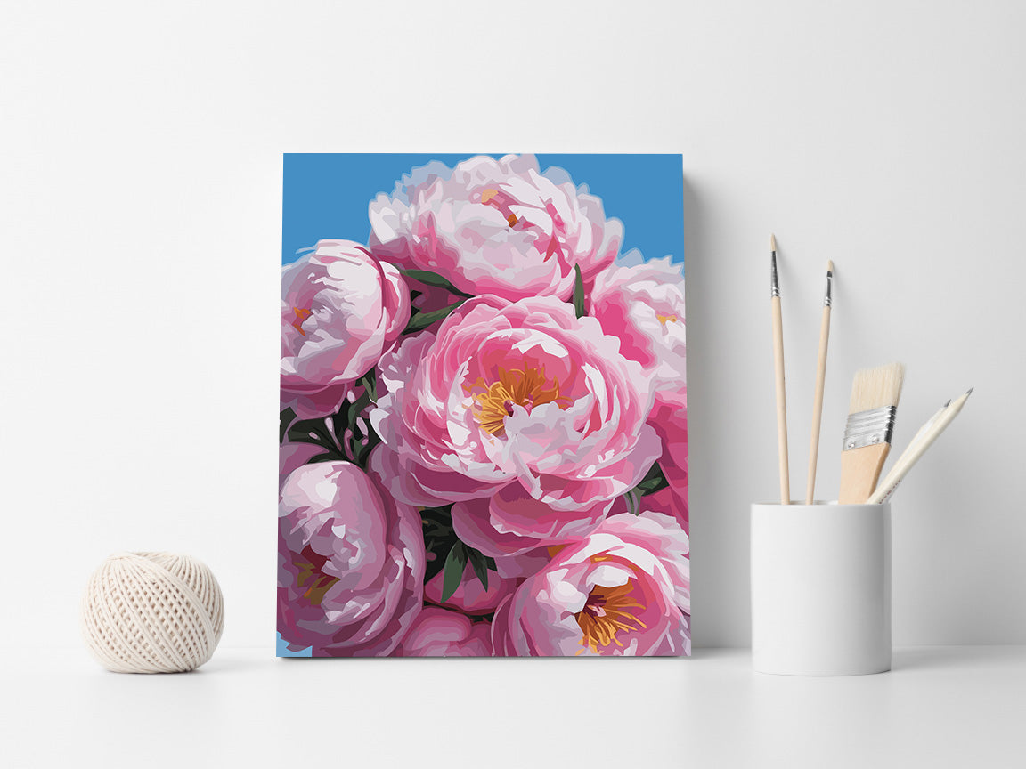 Pictura pe Numere – Petale de matase 7042