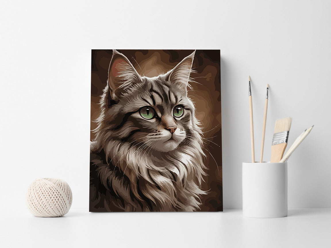 Pictura pe Numere – Privirea de smarald 7339