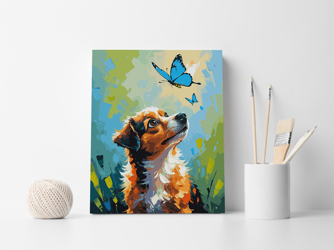 Pictura pe Numere – Fascinatia catelului 7394