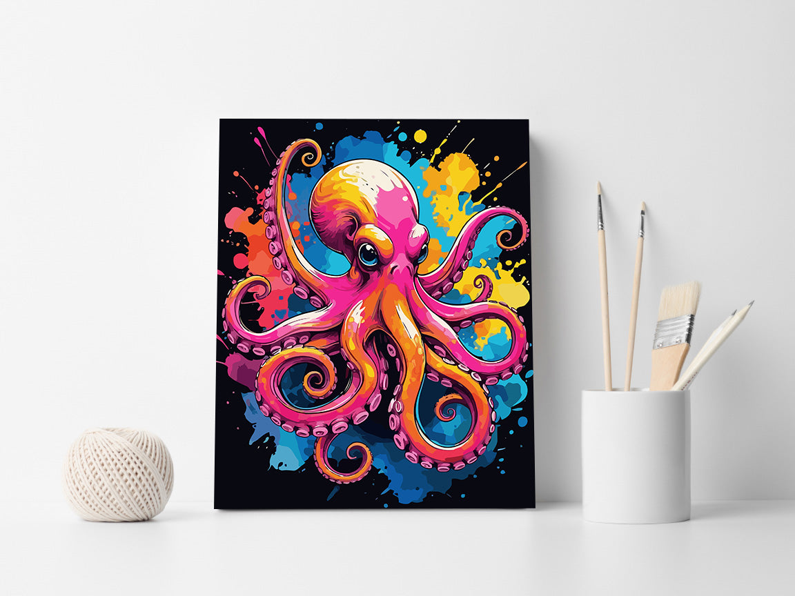 Pictura pe Numere – Monarhul de coral 7351