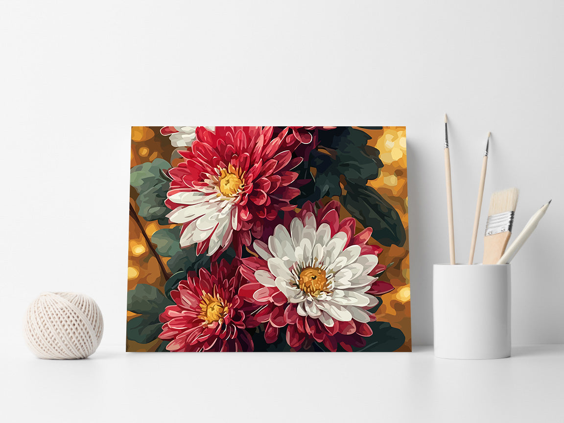 Pictura pe Numere – Petale in Straturi 6563