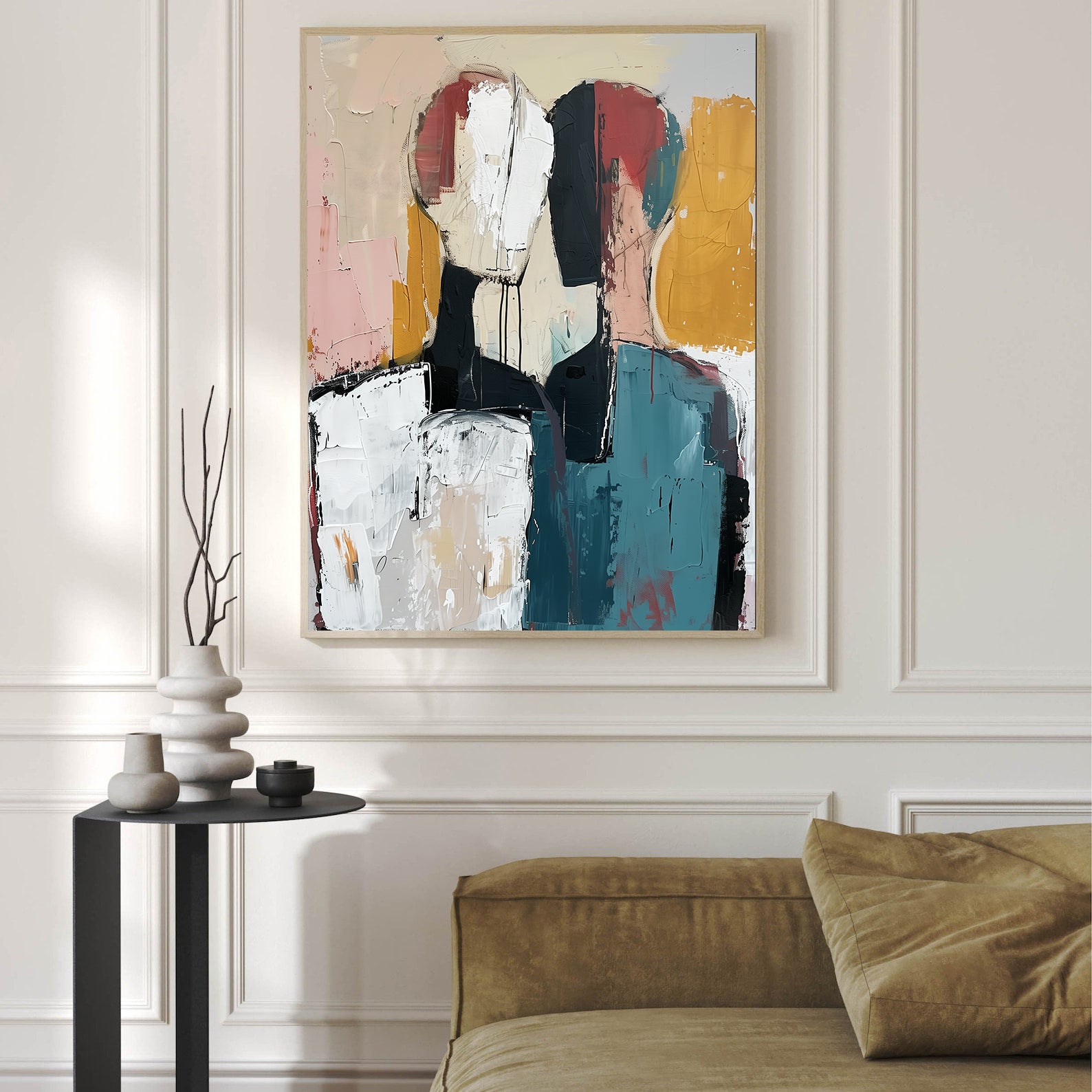 Peinture sur toile – Amour abstrait
