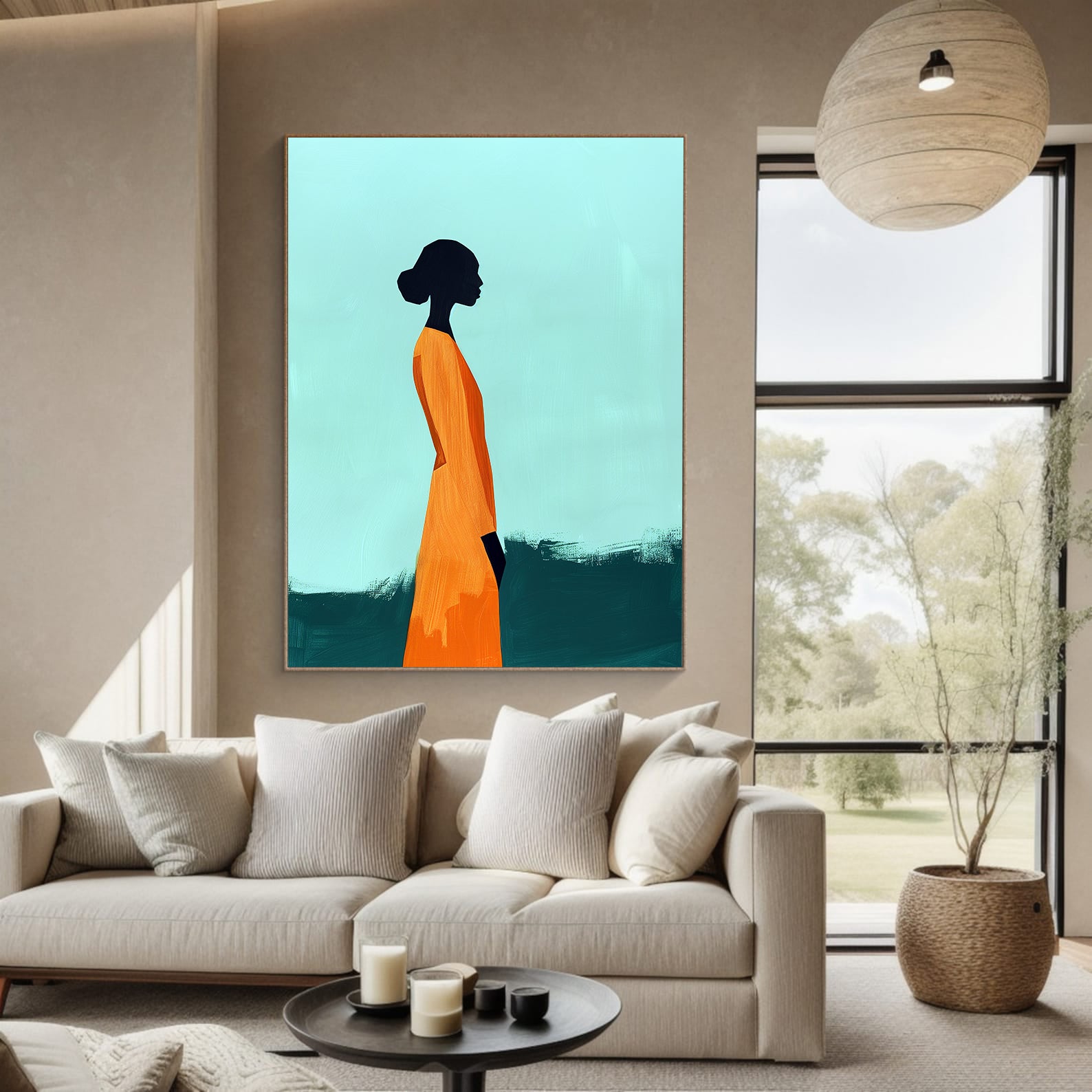 Tablou Canvas - Femeie Africană