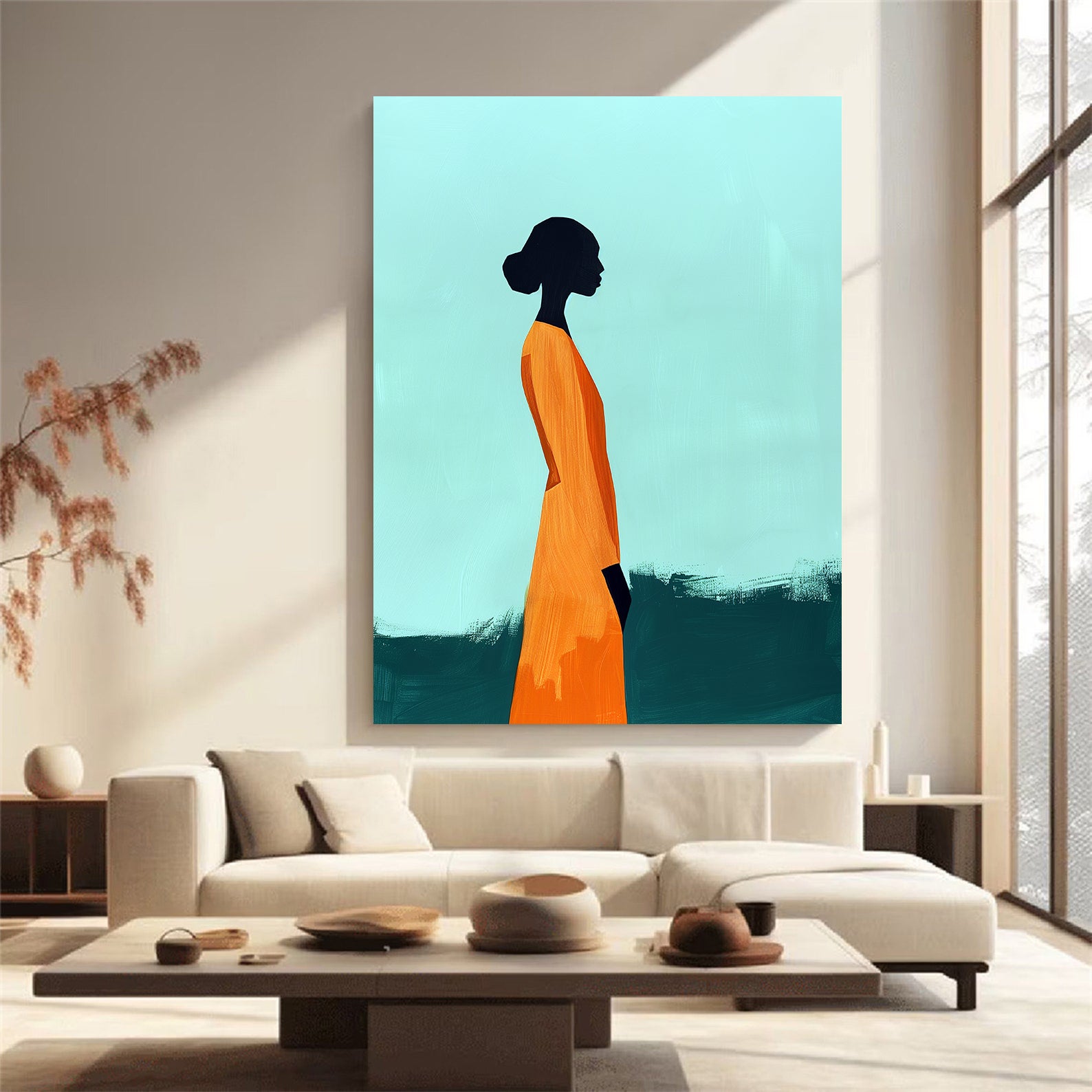 Tablou Canvas - Femeie Africană