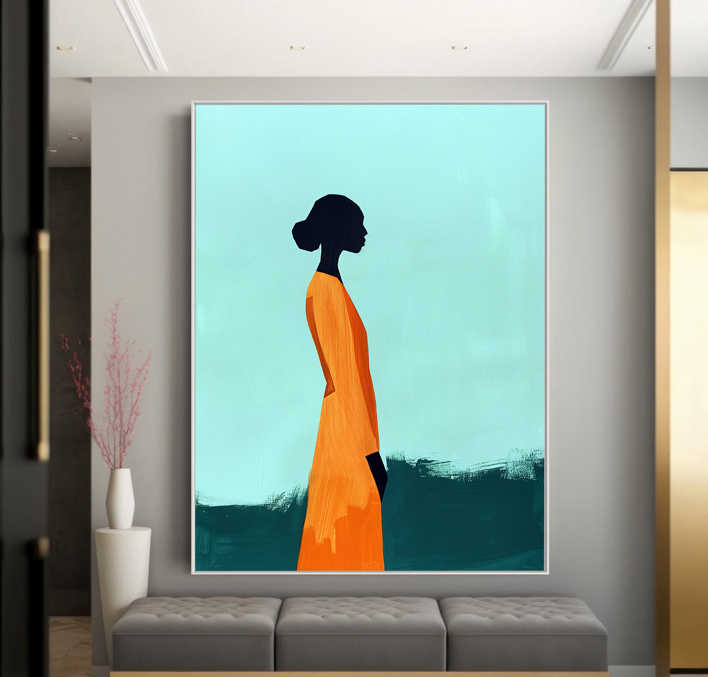 Tablou Canvas - Femeie Africană