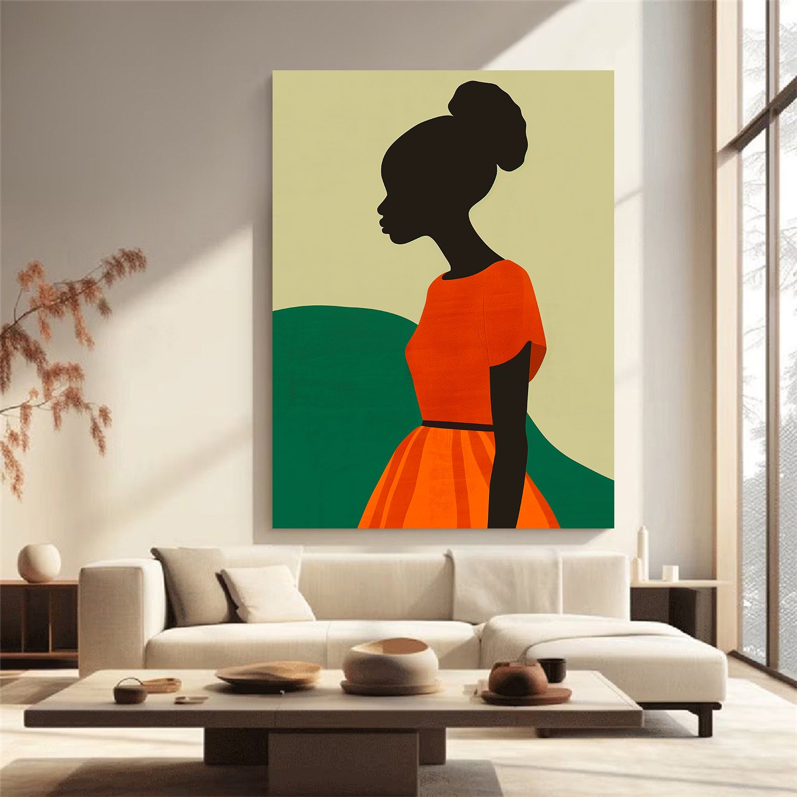 Tablou Canvas - Femeie Africană