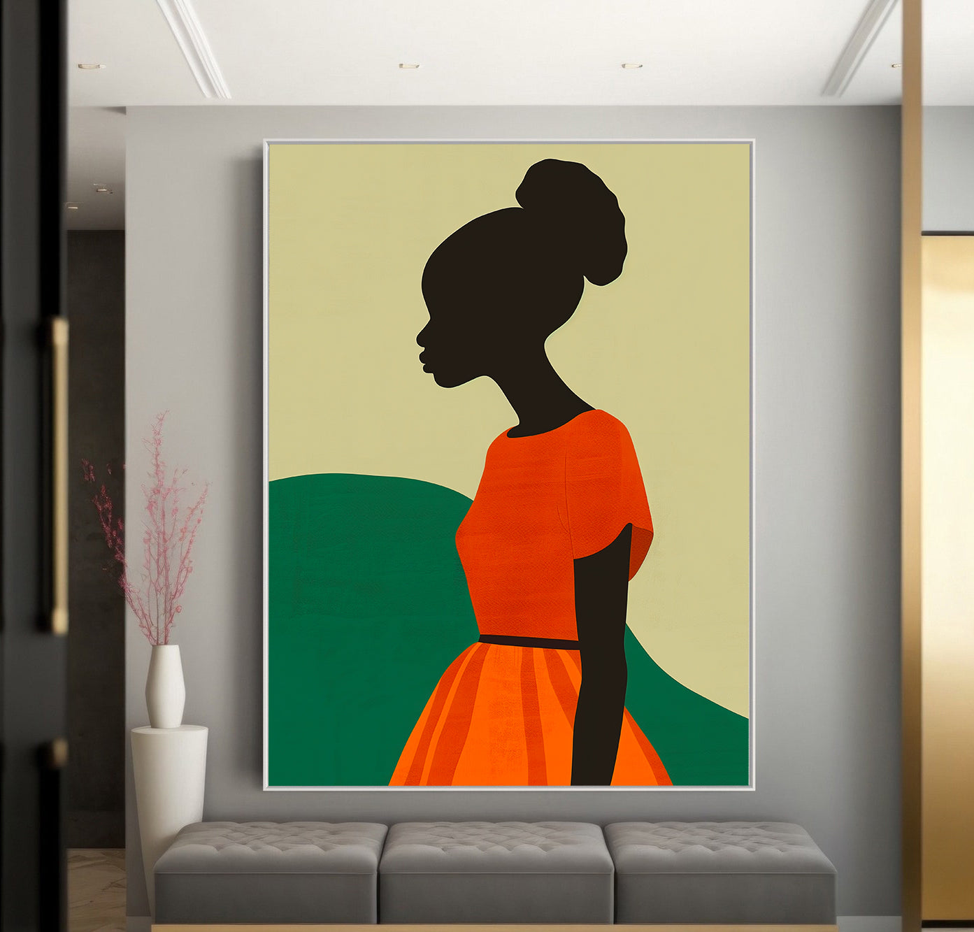 Tablou Canvas - Femeie Africană