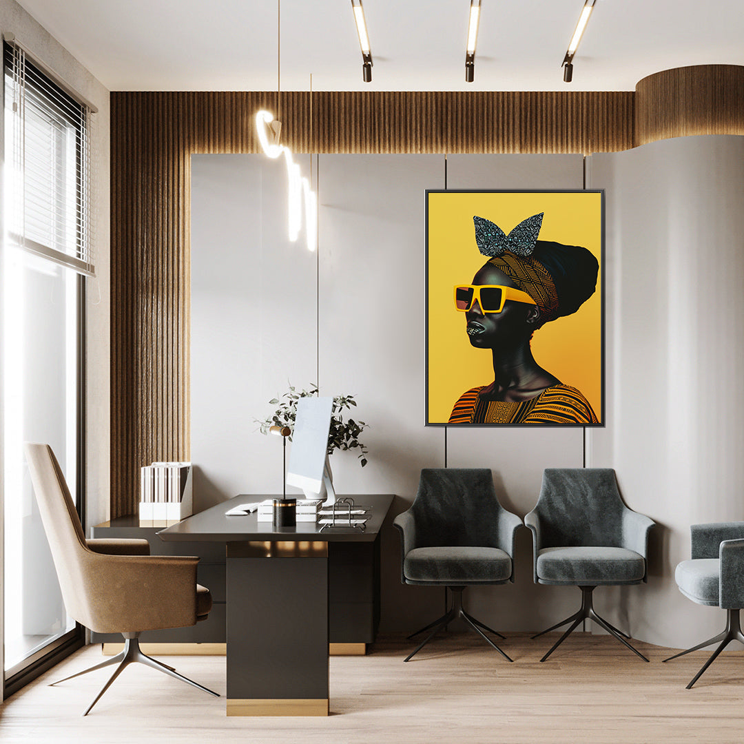 Tablou Canvas - Portret Femeie Africană