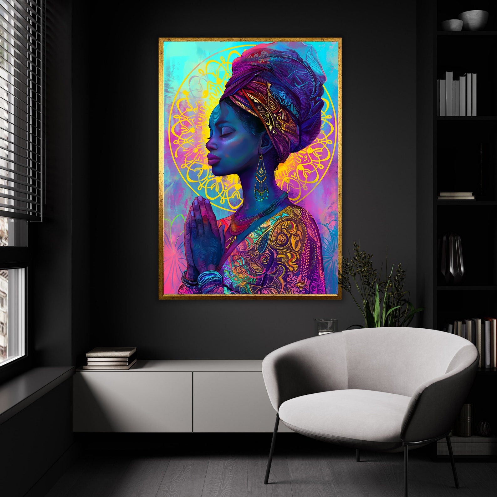 Tablou Canvas - Portret Femeie Africană