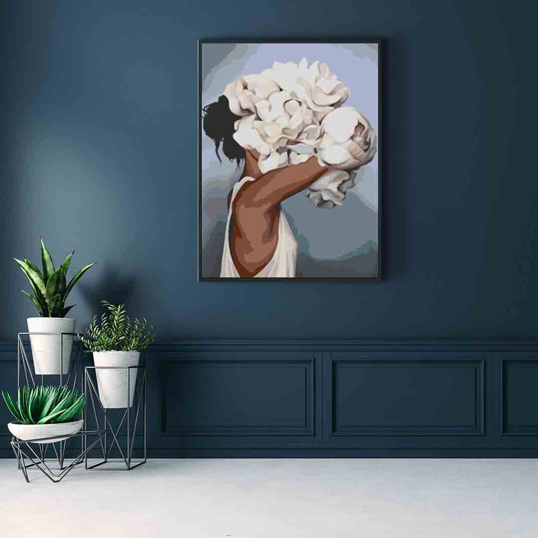 Pictura pe numere - Floral Head 4093