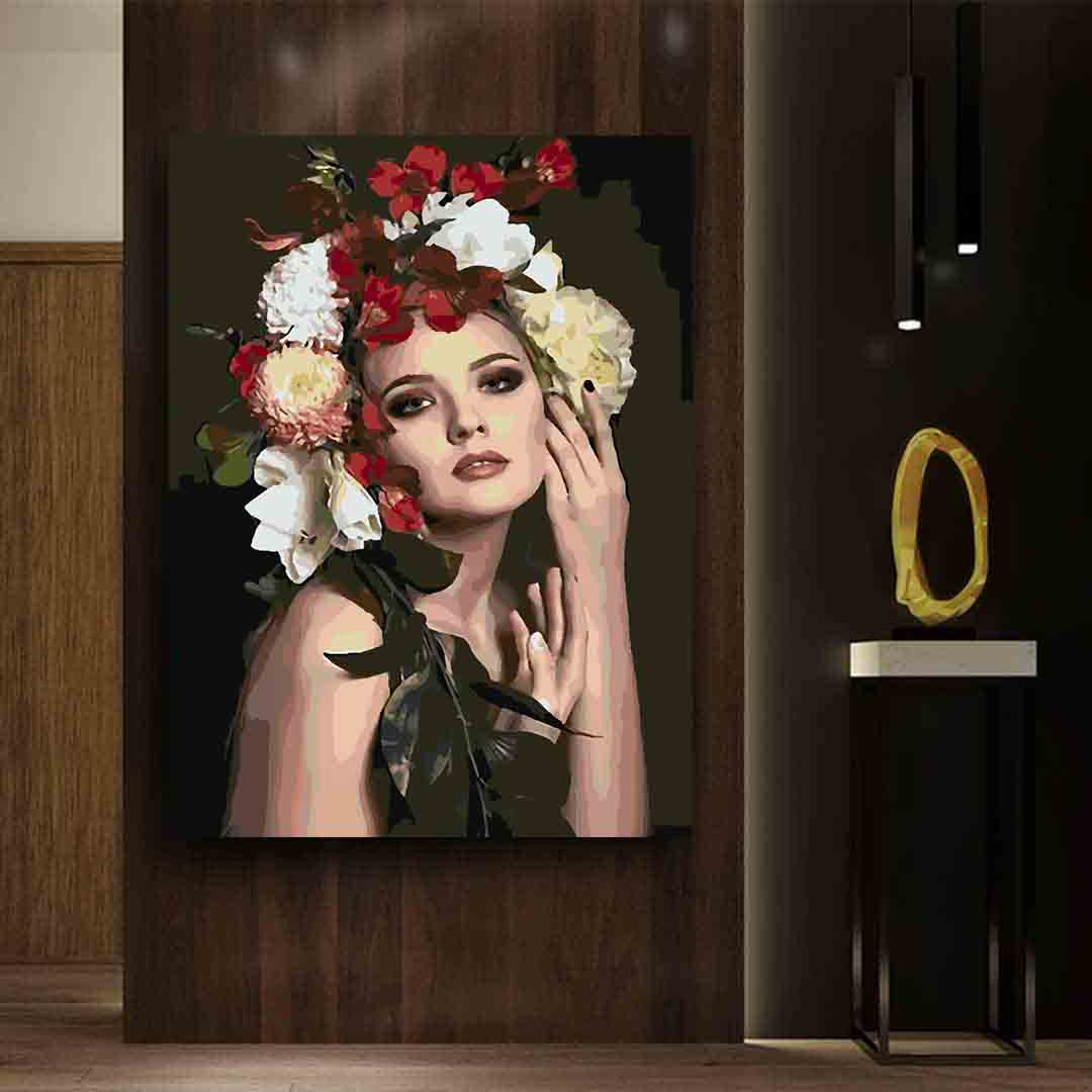 Pictura pe numere - Floral Head 4097