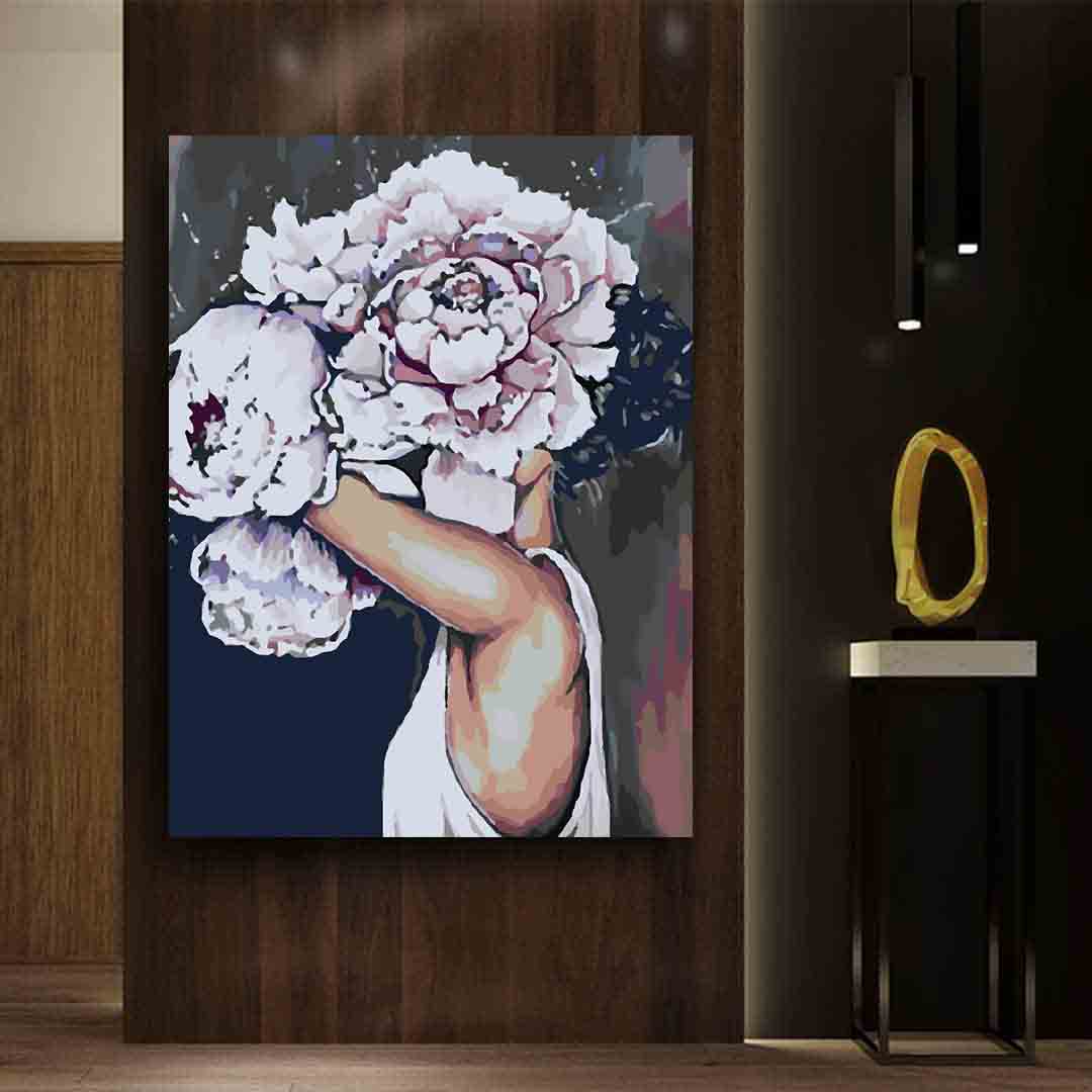 Pictura pe numere - Floral Head 4098