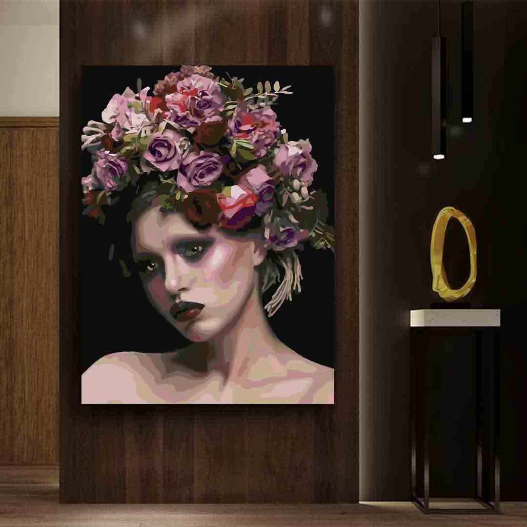 Pictura pe numere - Floral Head 4099