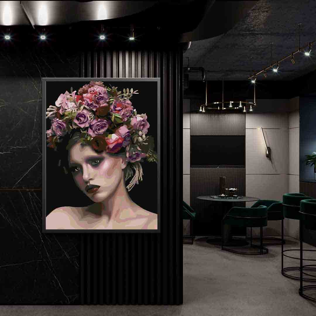 Pictura pe numere - Floral Head 4099