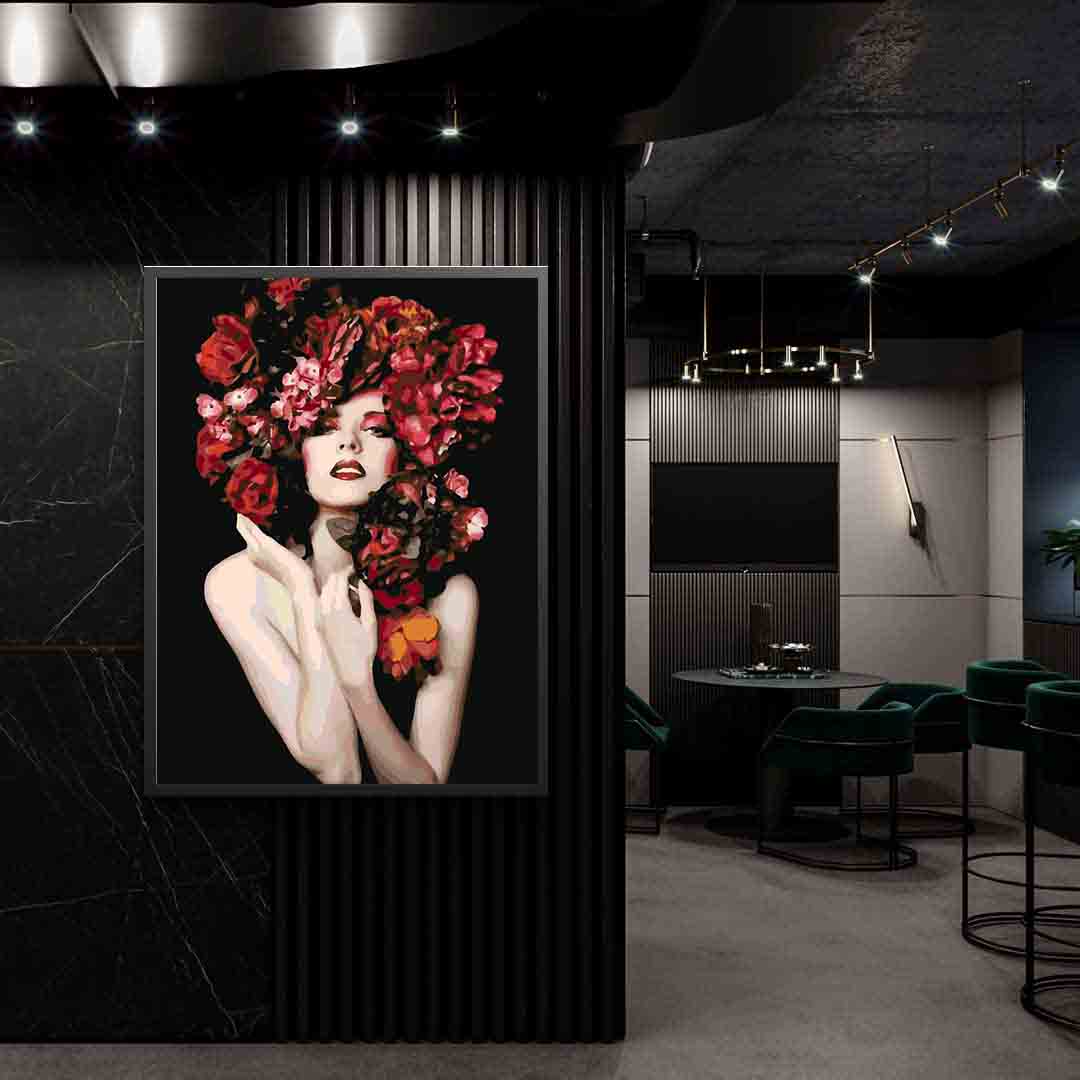 Pictura pe numere - Floral Head 4103