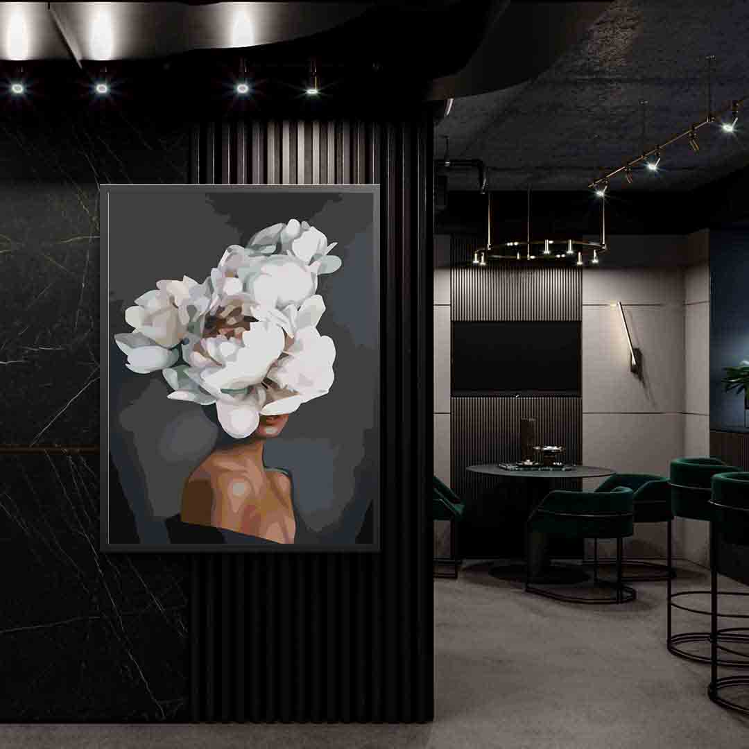 Pictura pe numere - Floral Head 4114