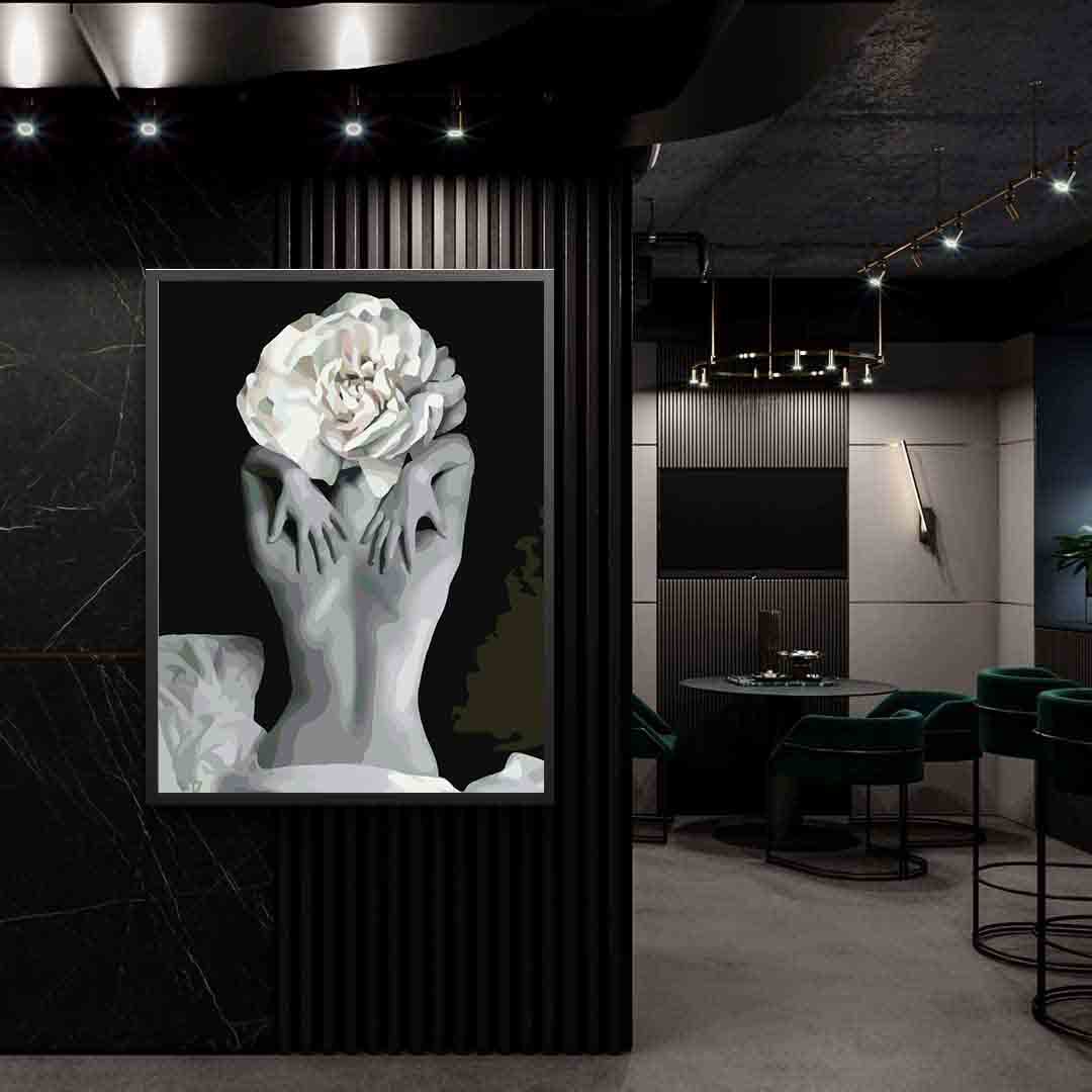Pictura pe numere - Floral Head 4120
