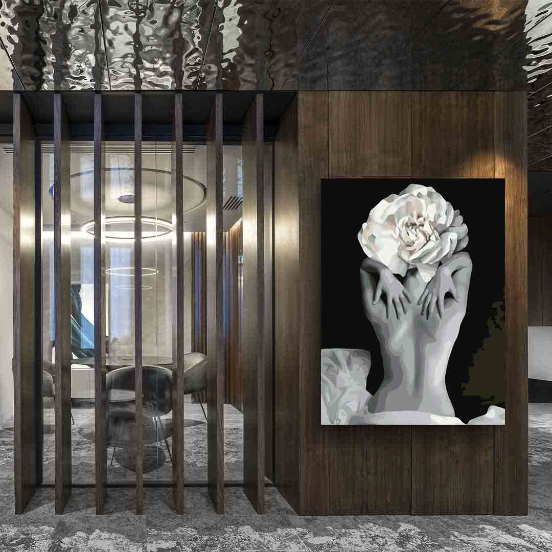 Pictura pe numere - Floral Head 4120