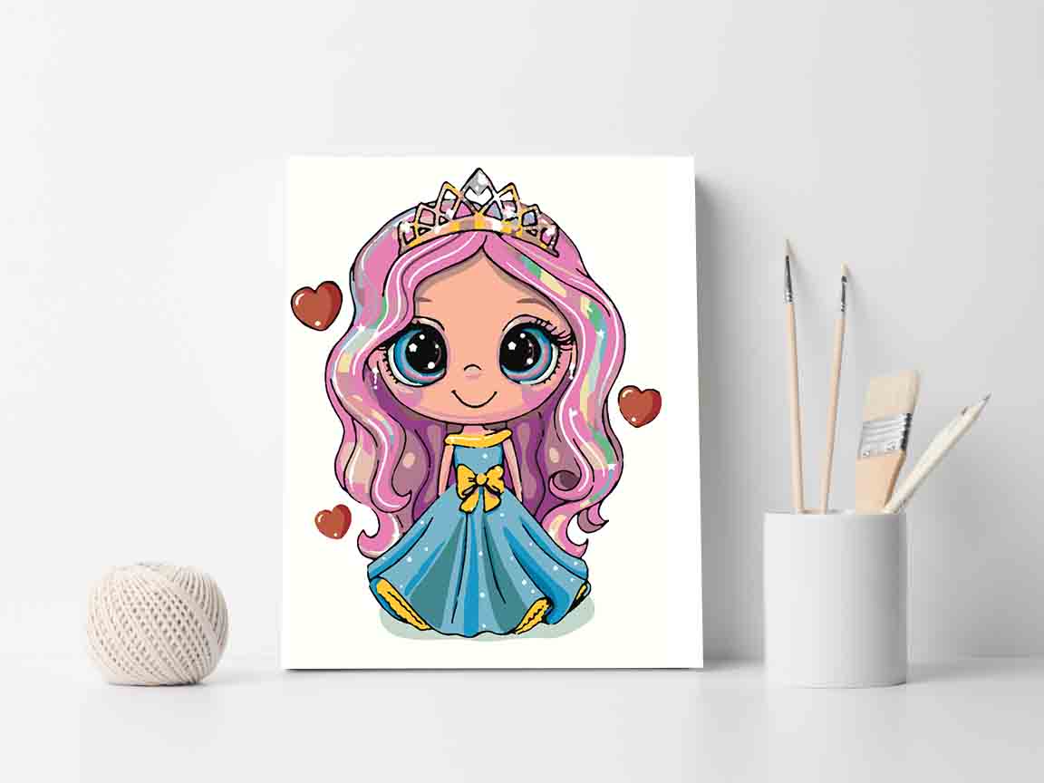 Peinture par numéros - Petite Princesse 4133