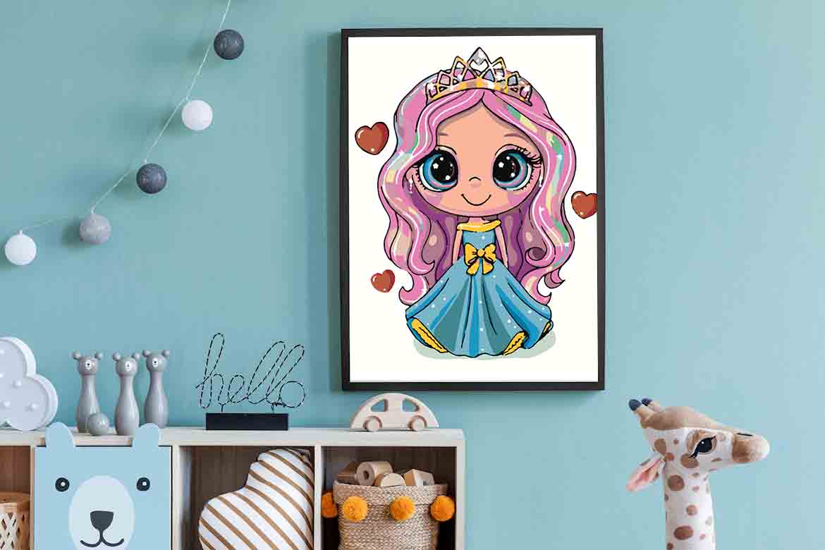 Peinture par numéros - Petite Princesse 4133