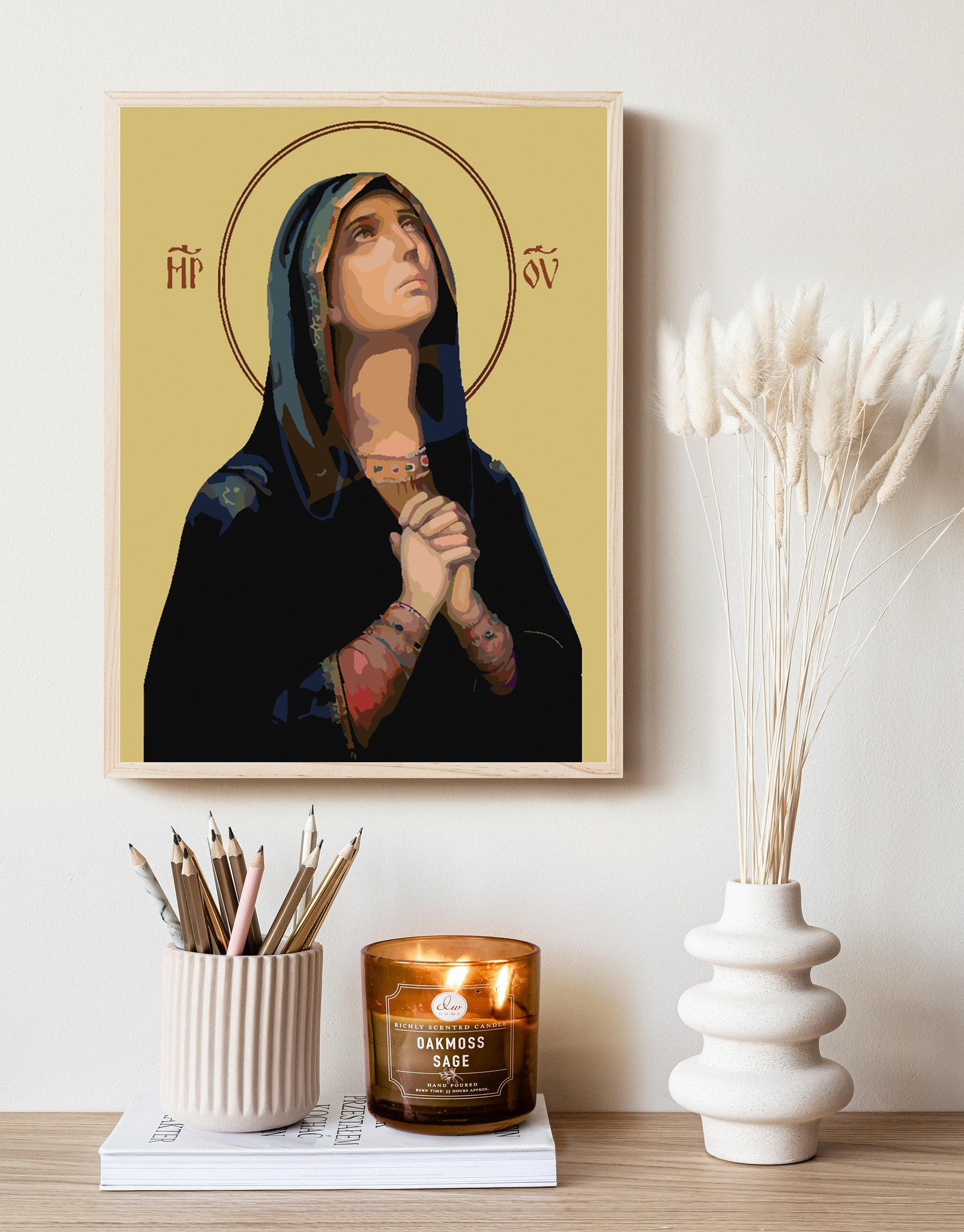 Pictura pe numere - Sfânta Maria 4164