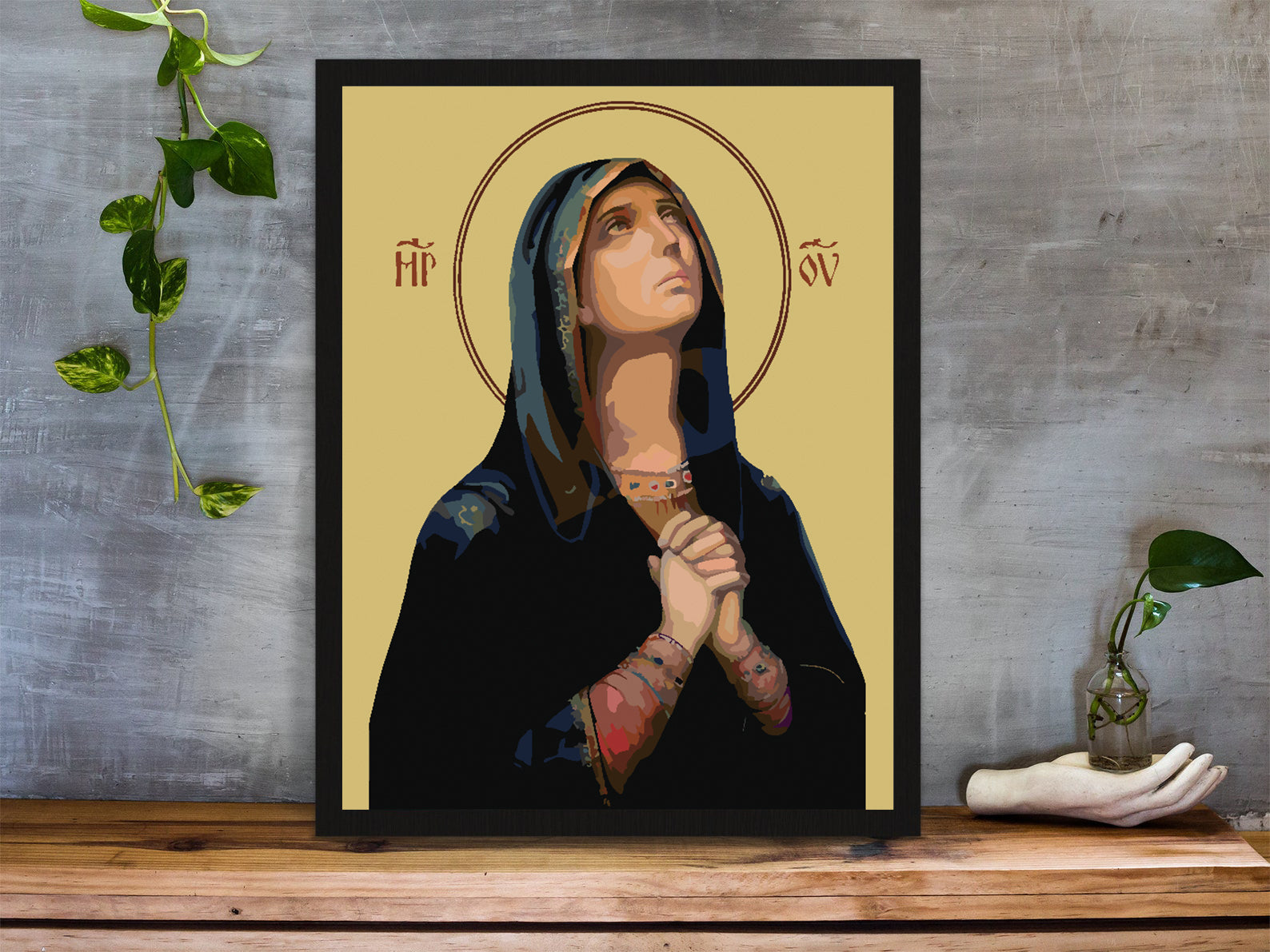 Pictura pe numere - Sfânta Maria 4164