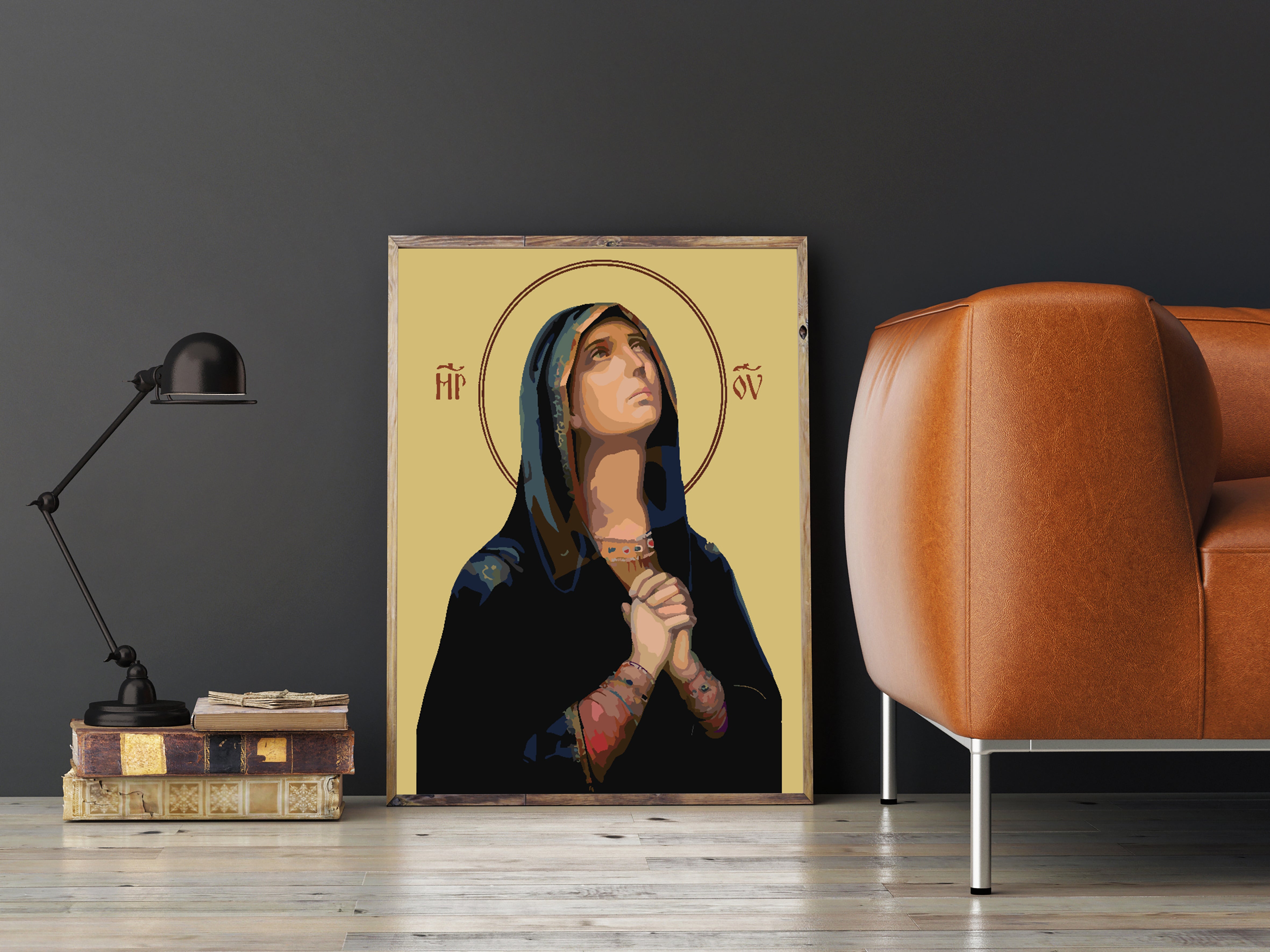 Pictura pe numere - Sfânta Maria 4164