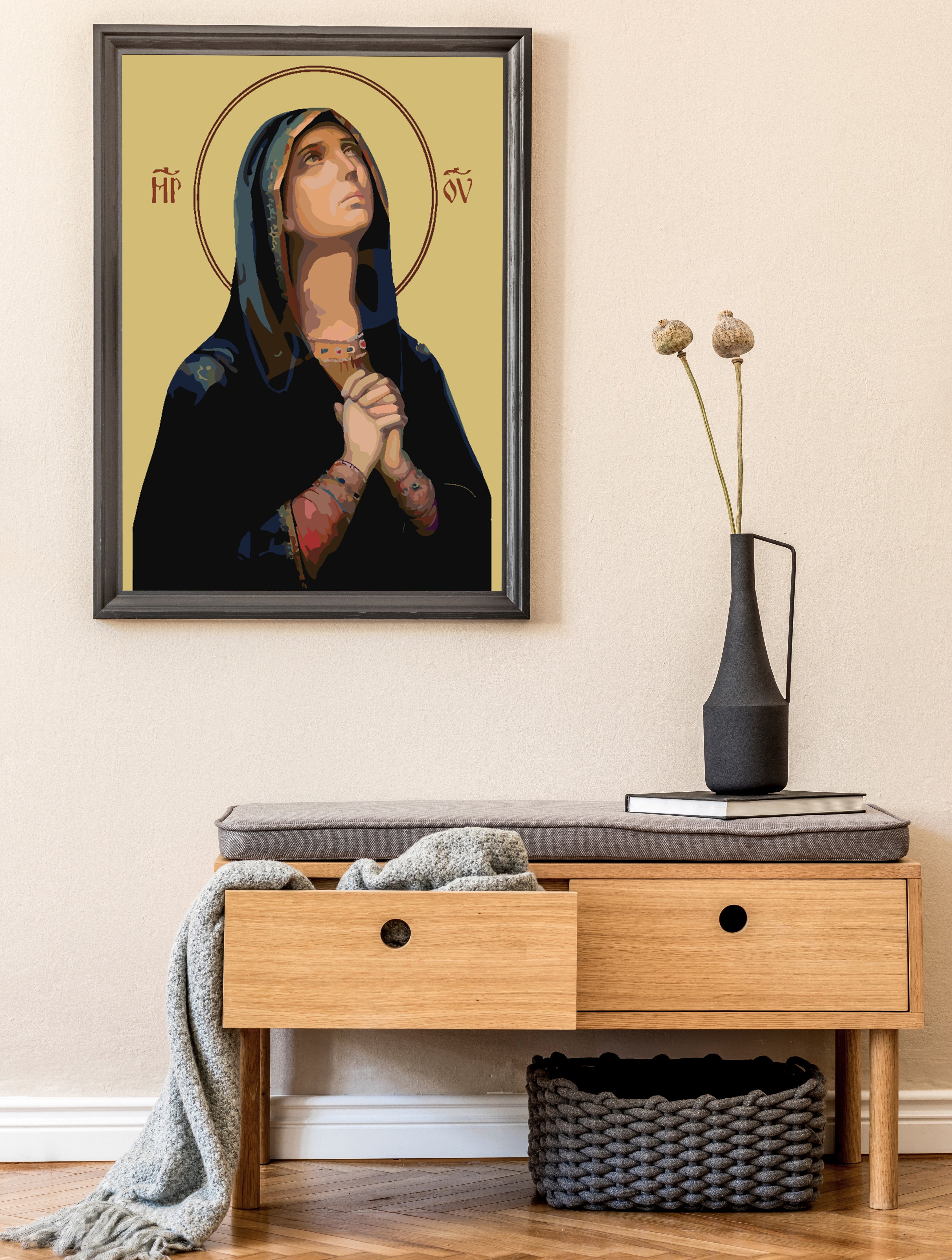 Pictura pe numere - Sfânta Maria 4164