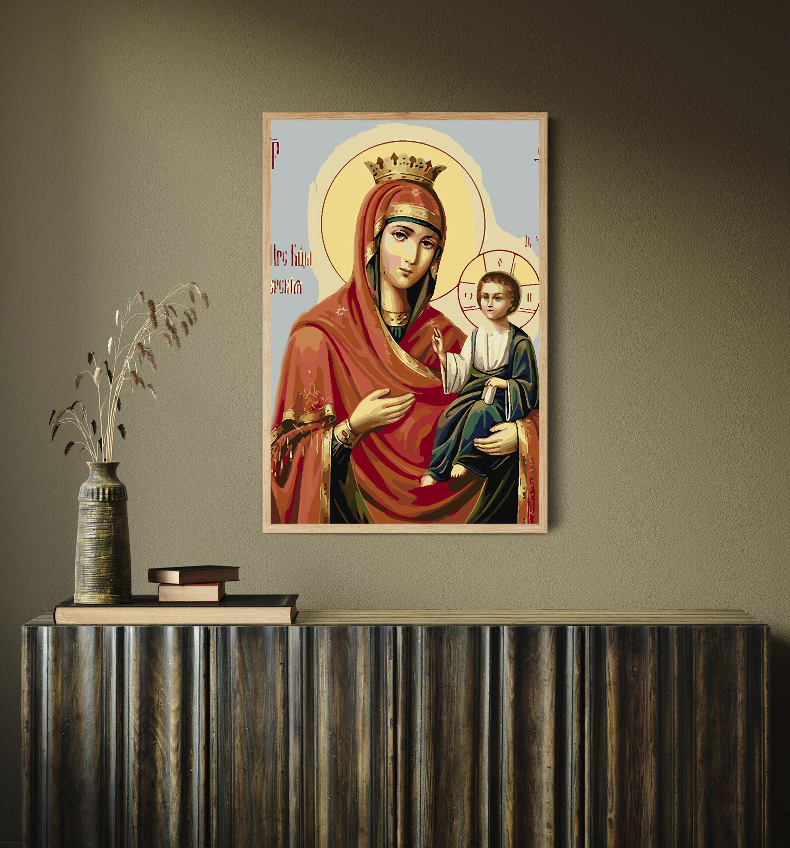 Pictura pe numere - Maria cu Pruncul 4189