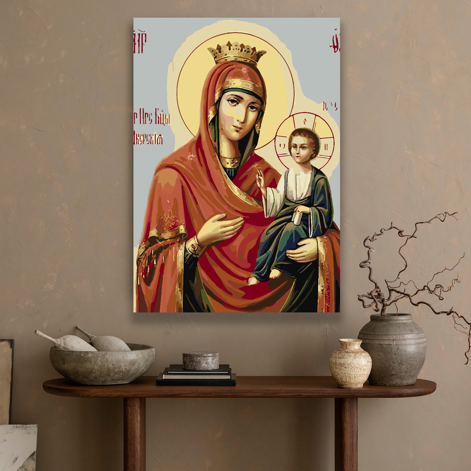 Pictura pe numere - Maria cu Pruncul 4189