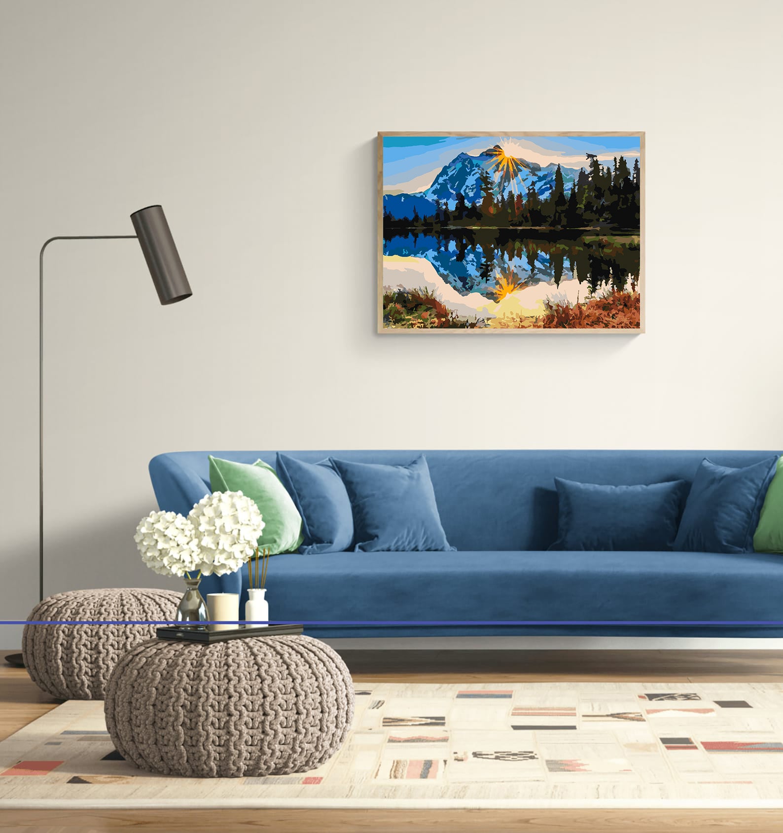 Peinture par numéros - Paysage de montagne 4211